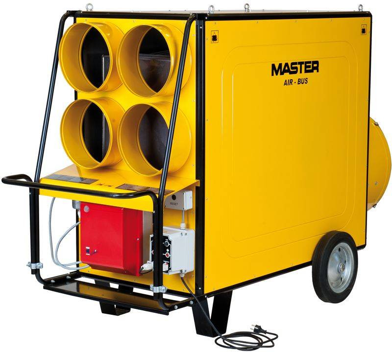 Ohrievač naftový 200 kW a viac s nepriamým spalovaním